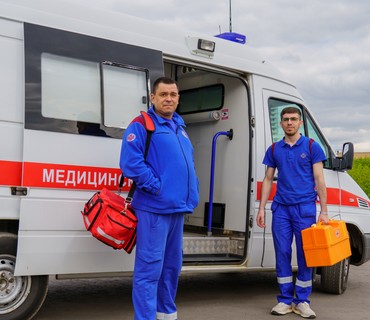 Перевозка лежачих больных в/из лечебное учреждение ГБУЗ ГКБ им. Братьев Бахрушиных Стромынка 7