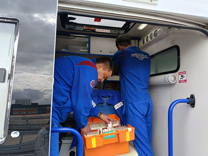 Подготовка автомобилей скорой медицинской помощи