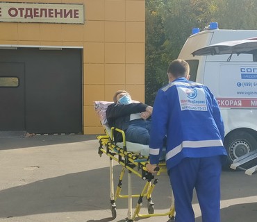 Перевозка лежачих больных в/из лечебное учреждение ГБУЗ Московской области Одинцовская центральная районная больница Одинцово М