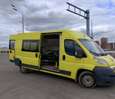 Перевозка лежачих больных в/из лечебное учреждение Балашихинская городская больница им. А.М. Дегонского Железнодорожный Носових