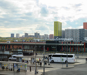 Перевозка больного на Международный автовокзал «Саларьево» с посадкой в автобус